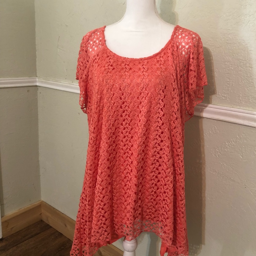 Coral tunic